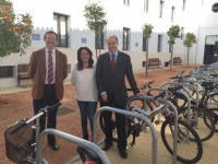 De izquierda a derecha, Eulalio Fernndez, Ana Tamayo y Antonio Cubero.